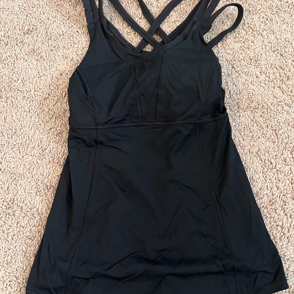 Lulu tank w built in bra